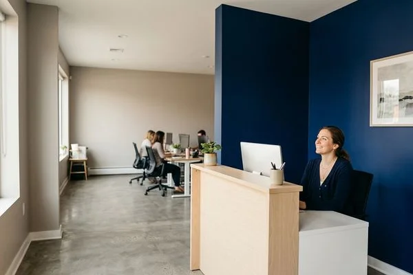 After — refreshed office