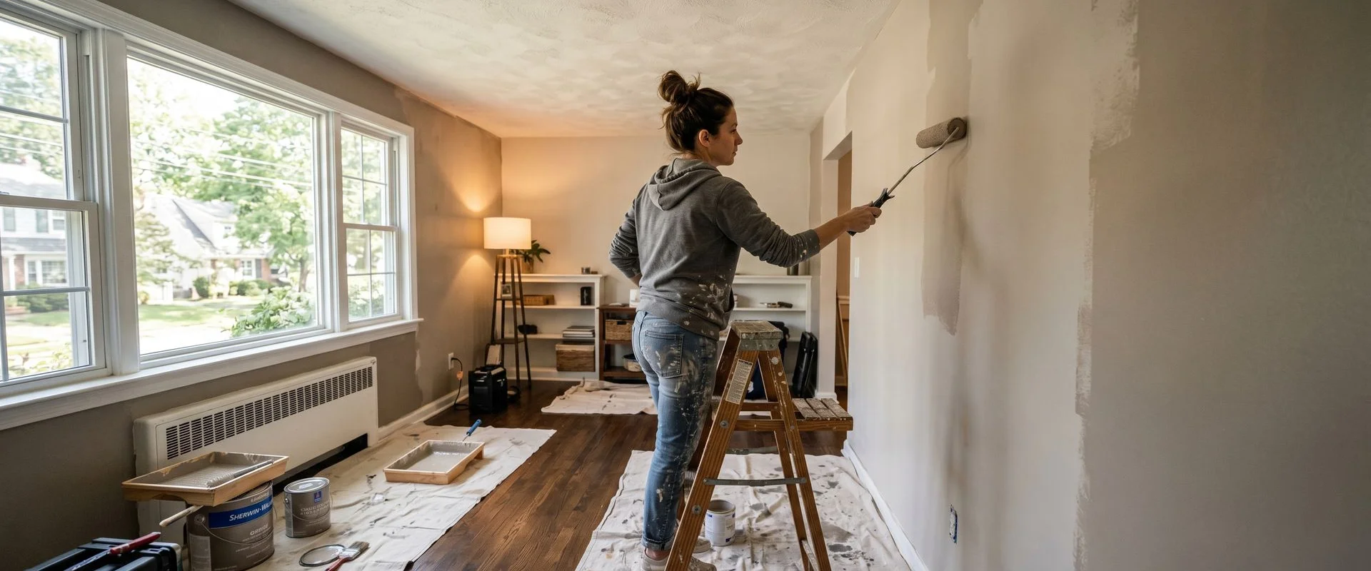 Interior painting service in Northern NJ home