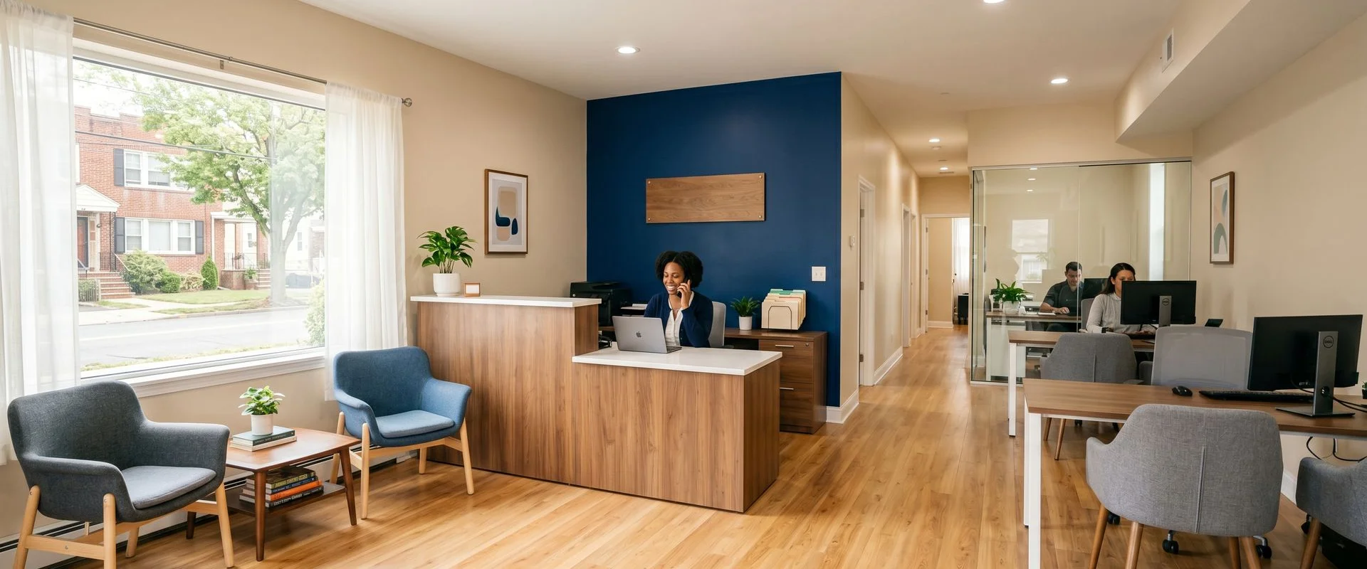 Commercial painting in Essex County NJ office