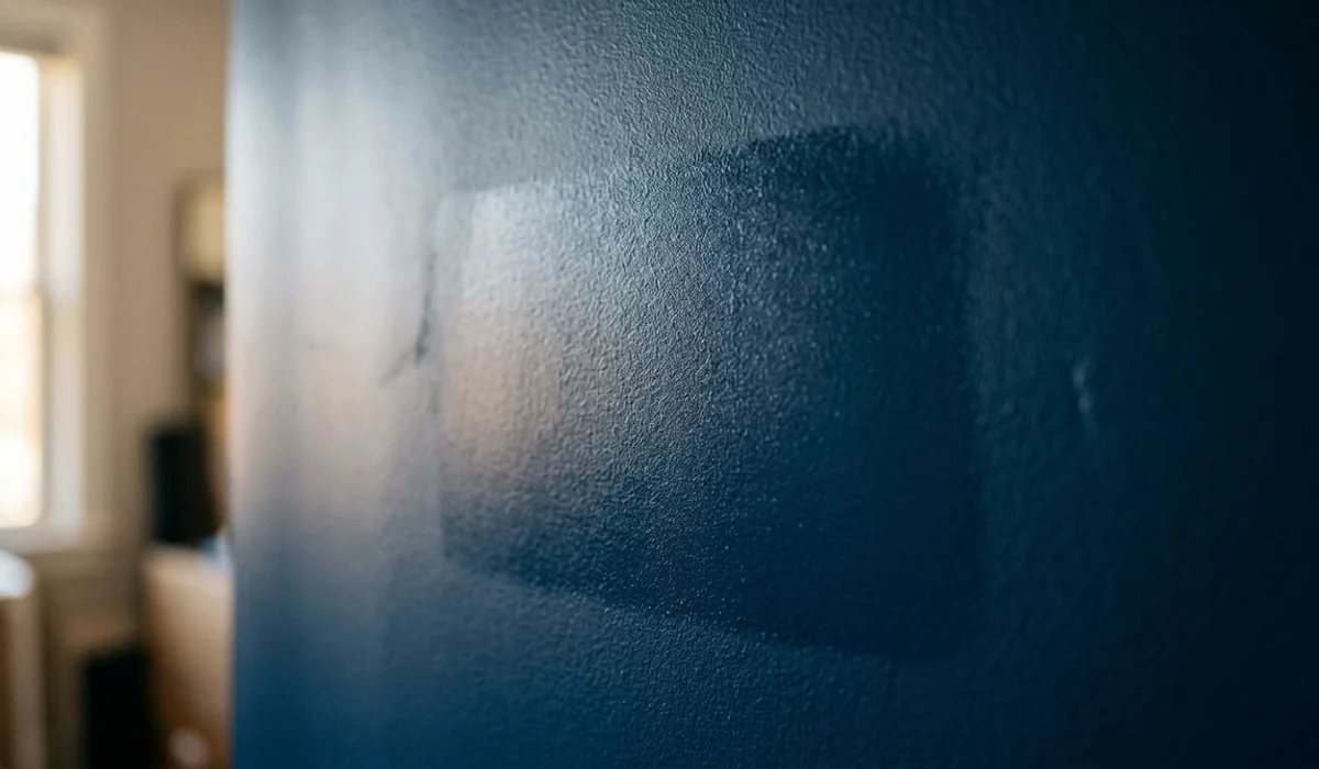 Wall showing premium paint coverage