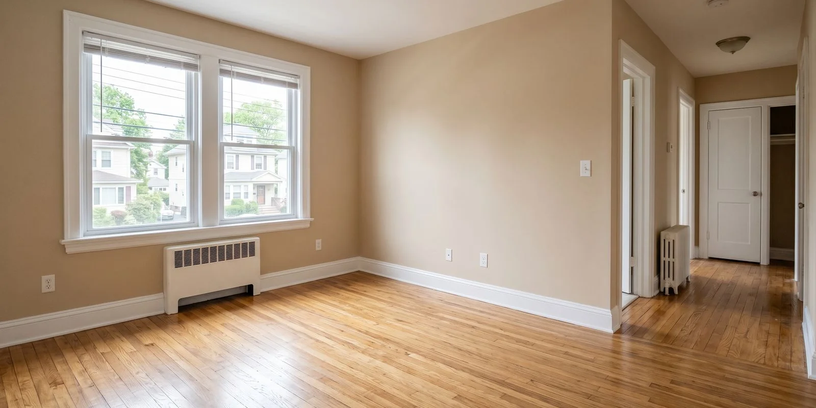 Freshly painted Clifton NJ rental apartment ready for new tenant